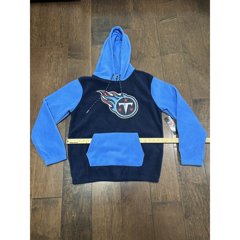 New Men's‎ NFL Tennessee Titans Fleece Hoodie Sweatshirt Sz Medium Blue $75 MSRP